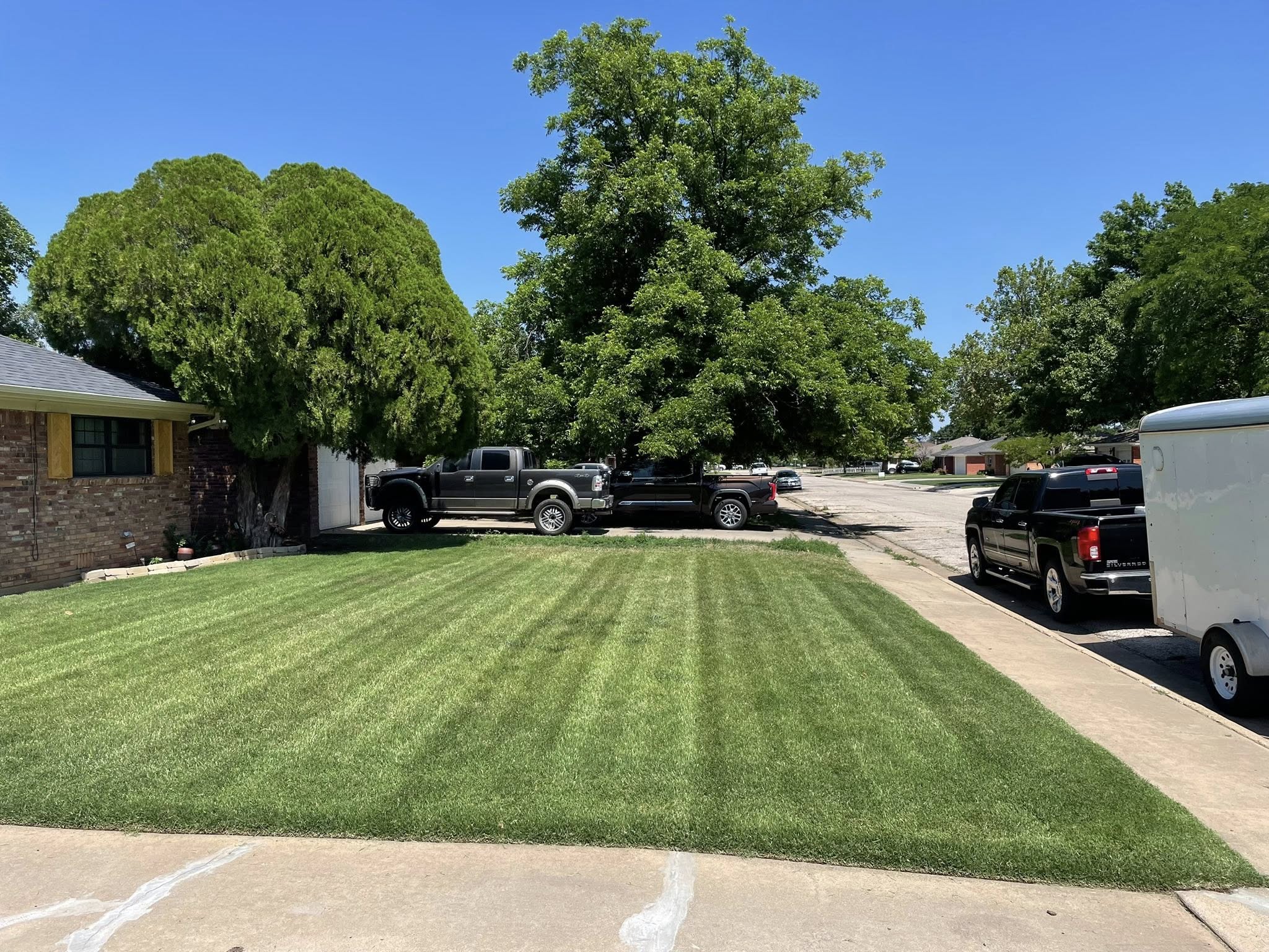 Grass cutting with edging and trimming in Sudbury
