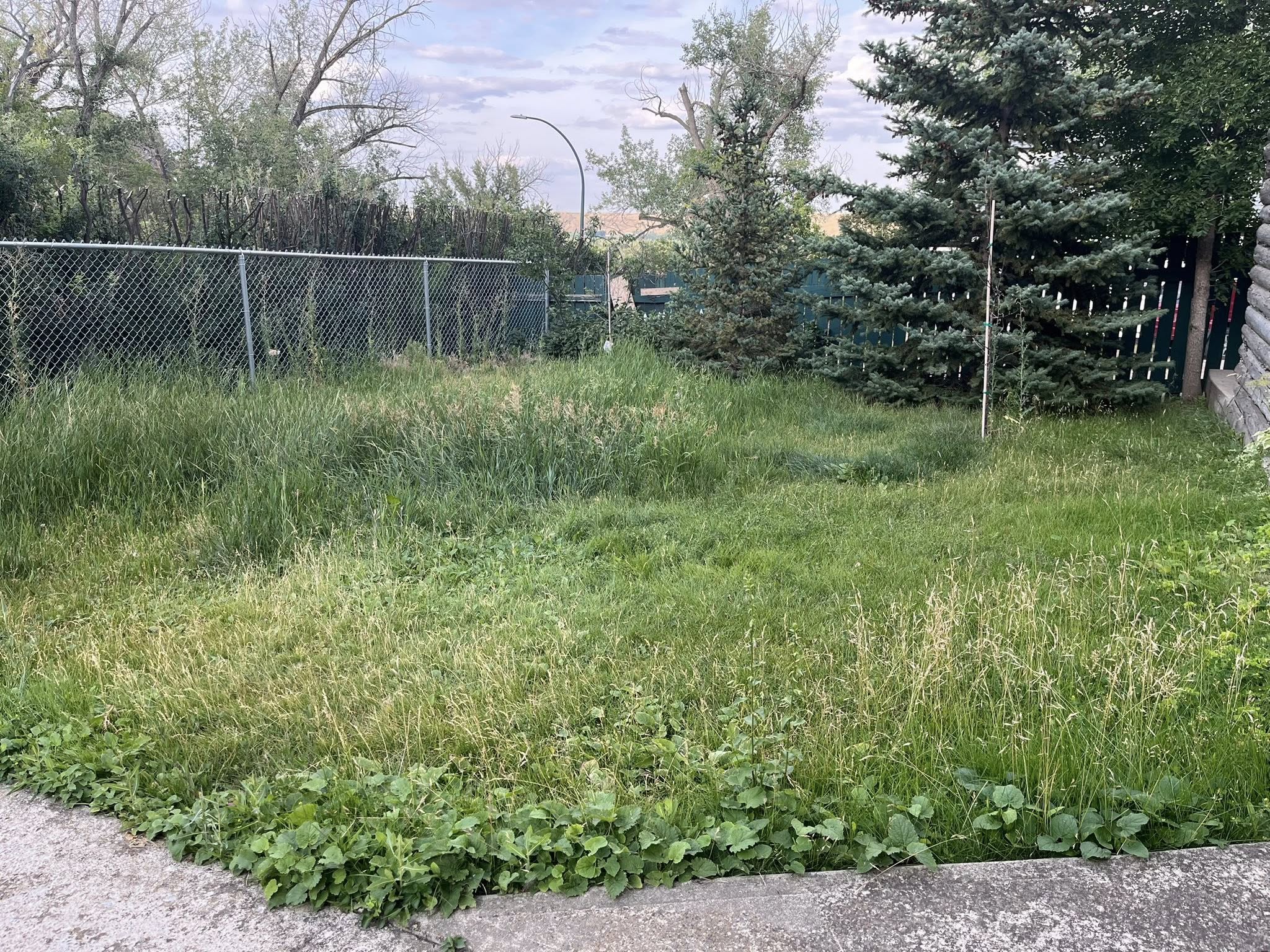 Large rural property in Greater Sudbury Ontario requiring lawn mowing