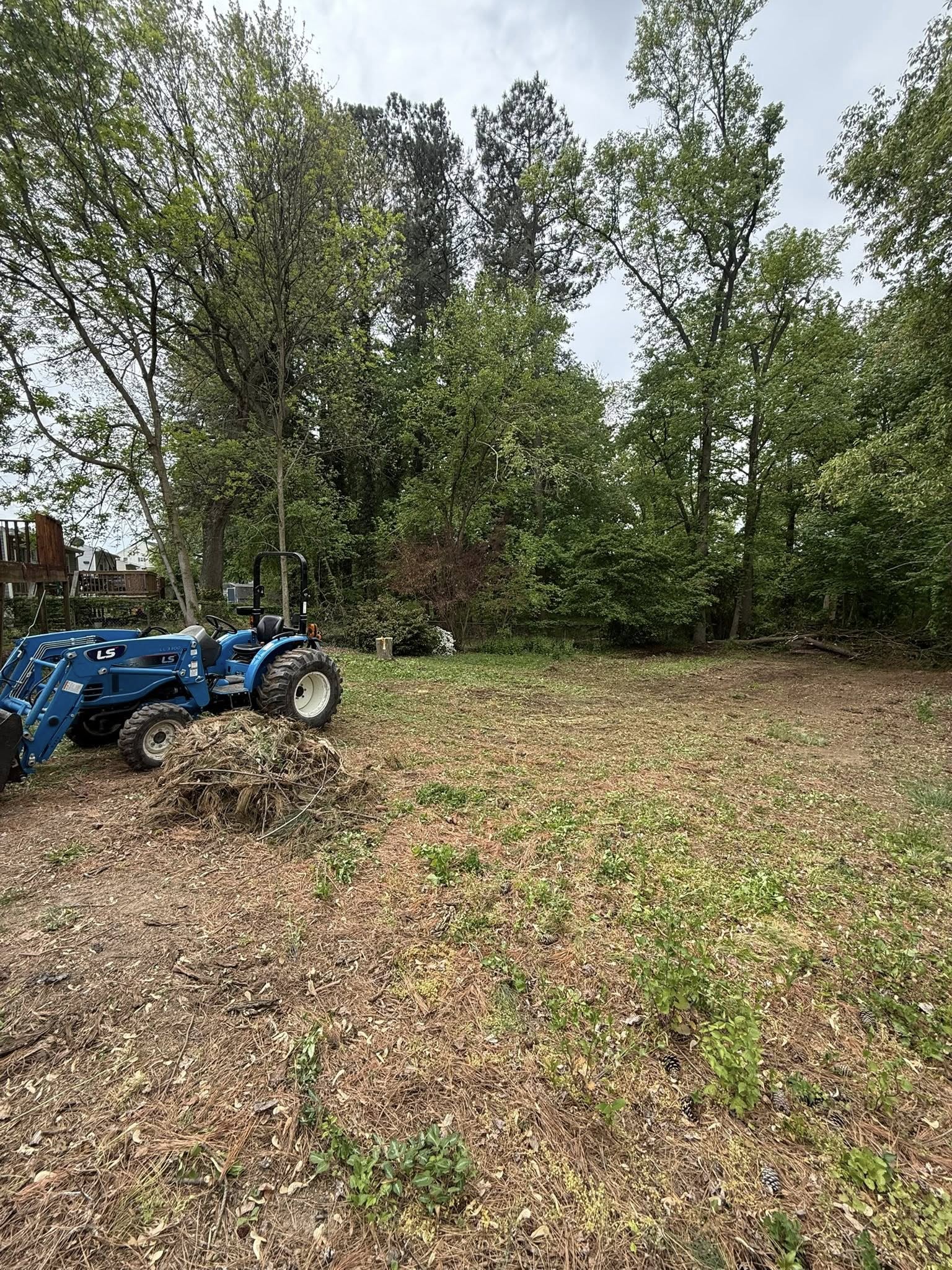 Lawn care professional arriving at a Sudbury residential property on schedule