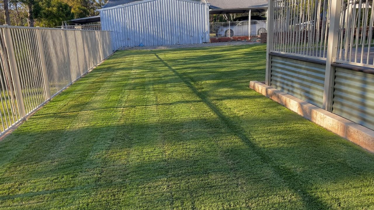 New build home with bare lawn in Sudbury Ontario