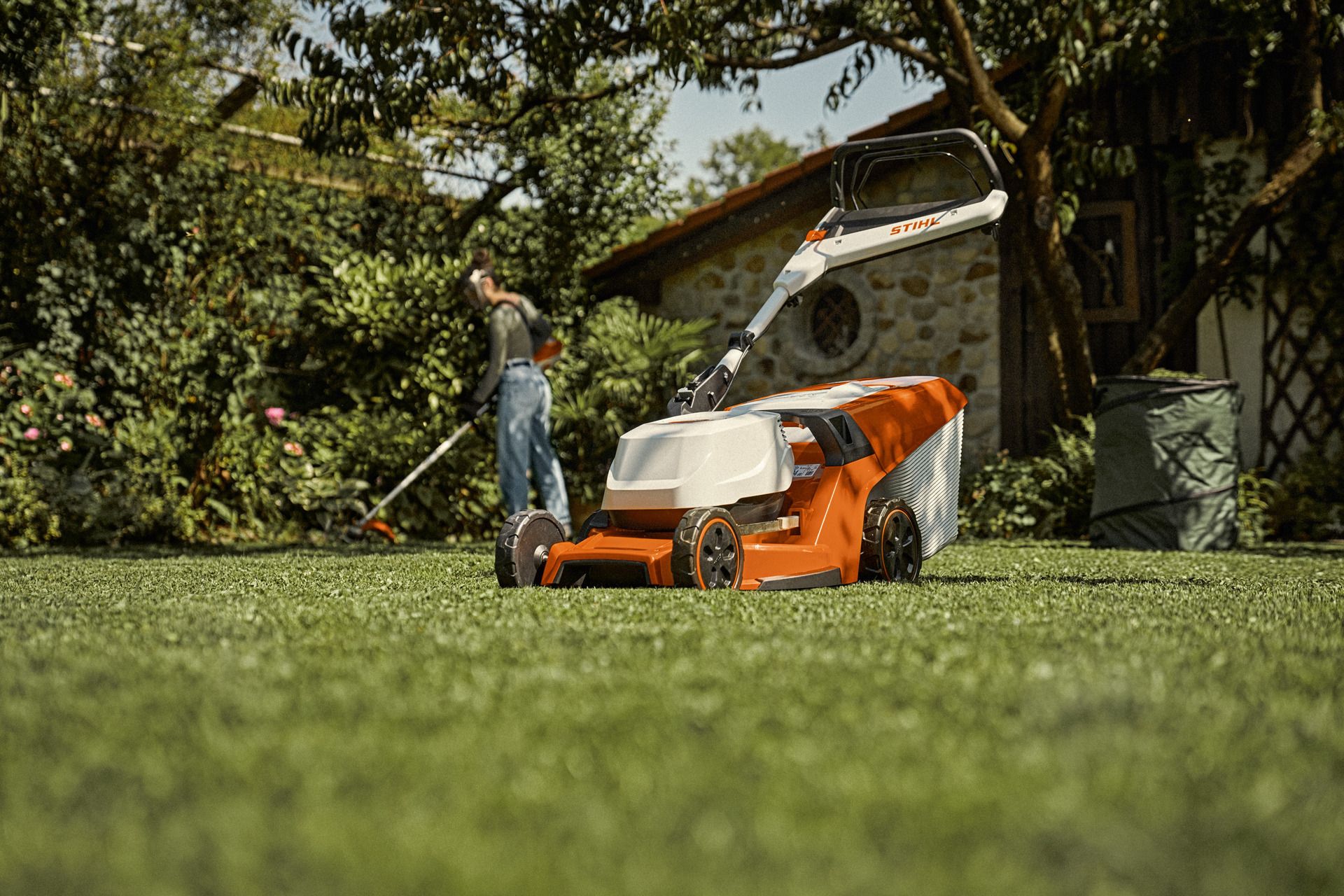 Professional lawn mowing in Greater Sudbury Ontario Valley community