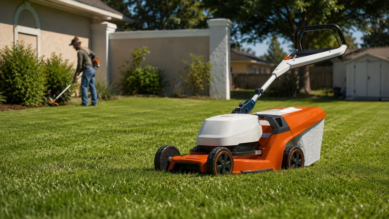 Residential lawn in Garson Ontario Greater Sudbury neighbourhood