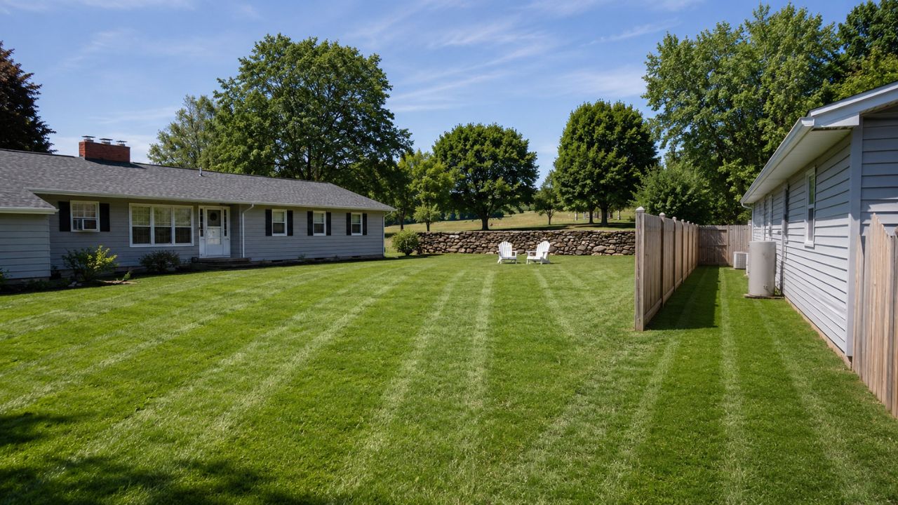 Sod and seed comparison on a Sudbury residential lawn