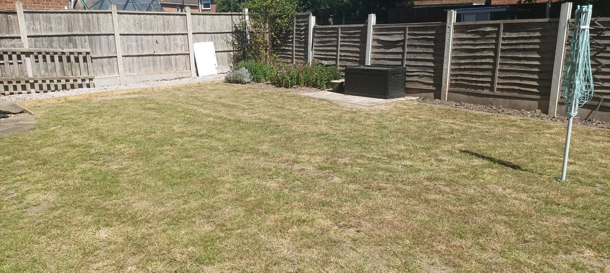 Careful lawn restoration work difficult property Greater Sudbury Ontario