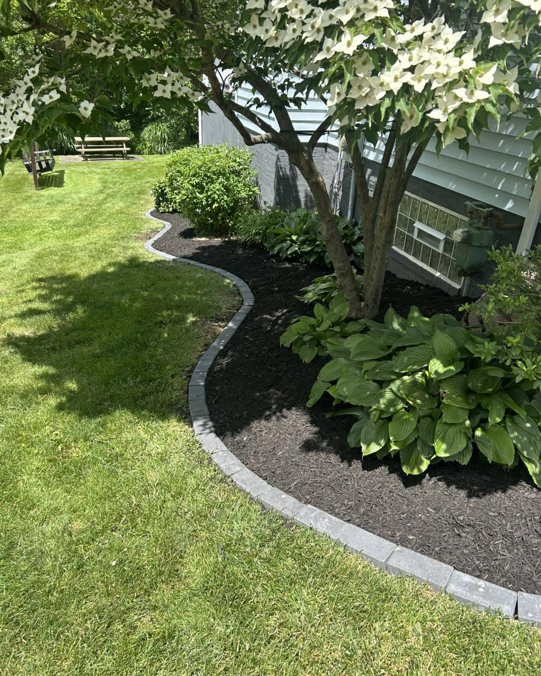 Consistent weekly lawn mowing schedule being maintained on a Greater Sudbury Ontario property