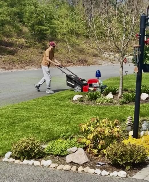 Cutting Edge Lawn crew Sudbury spring lawn care process