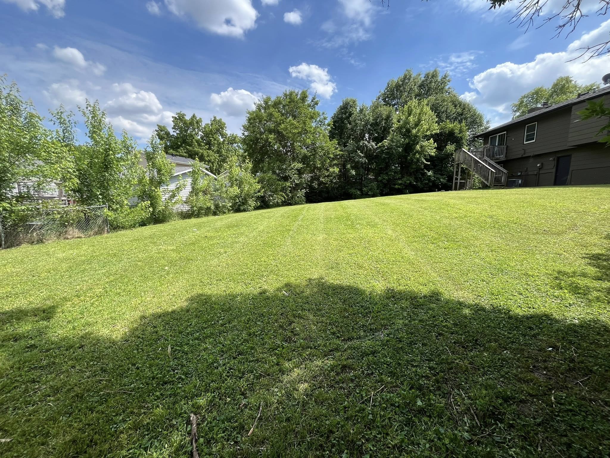 Healthy well maintained lawn on Sudbury retiree property