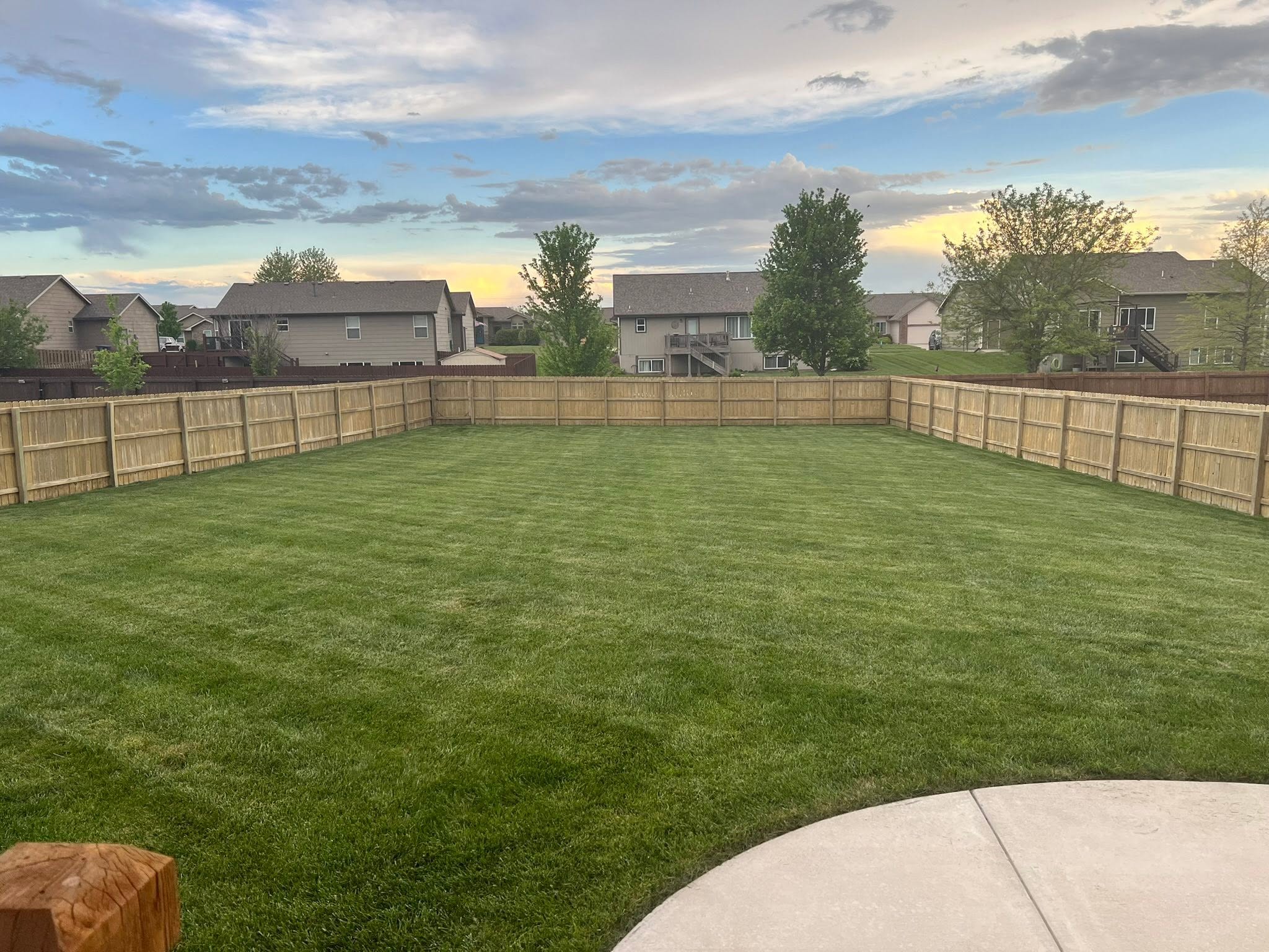 Lawn care site visit assessment process on a Sudbury residential property