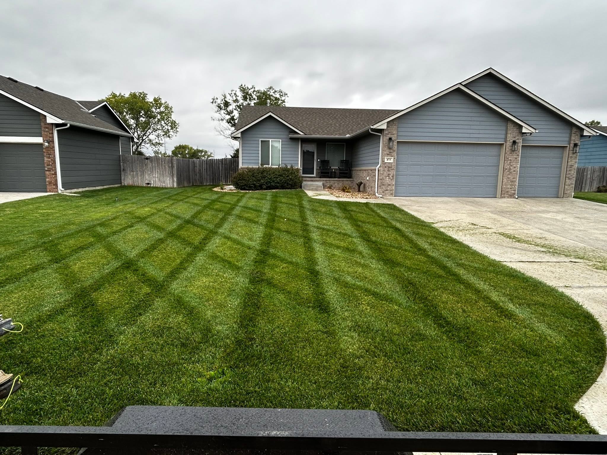 Lawn restoration result after finding real cause Greater Sudbury Ontario fixed