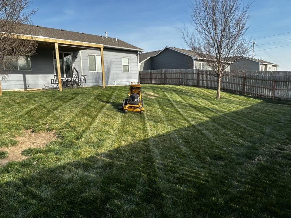 Low cost lawn mowing service equipment and operation in Greater Sudbury Ontario