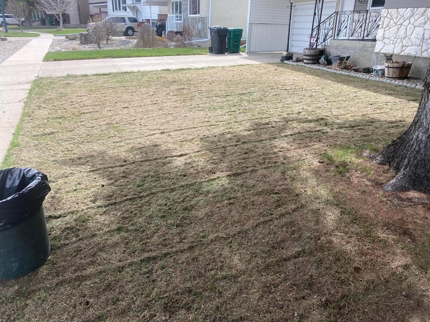 Measuring lawn area square footage Sudbury Ontario sod aeration pricing