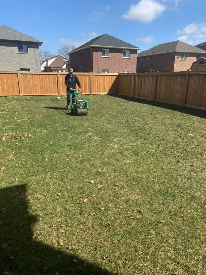 New Sudbury Ontario homeowner breaking lawn reset cycle with proper assessment and core aeration program
