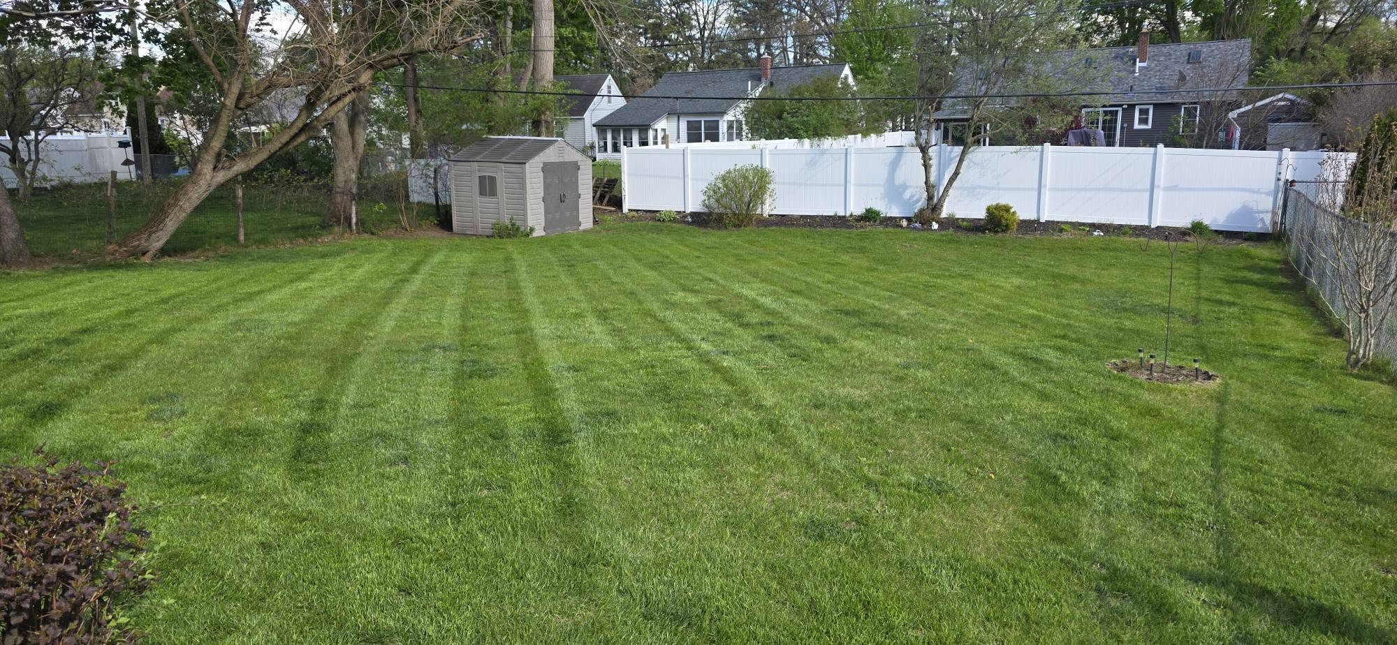 Professional lawn restoration sod installation residential Sudbury Ontario mid job