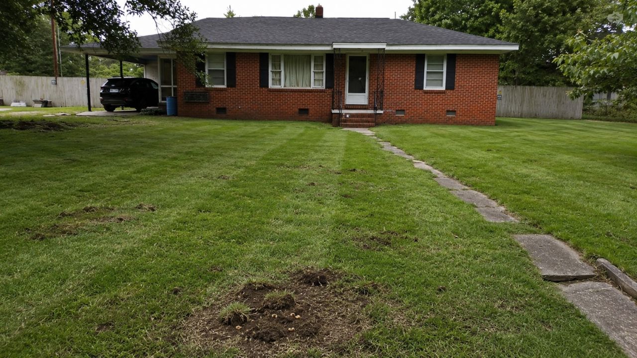 Residential lawn in Chelmsford Ontario Greater Sudbury