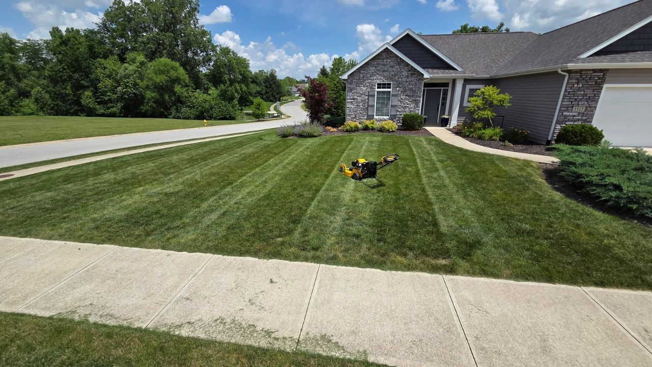 Residential lawn near Ramsey Lake Sudbury Ontario