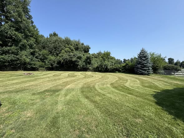 Ryan Lingenfelter giving honest lawn care advice to Sudbury homeowner