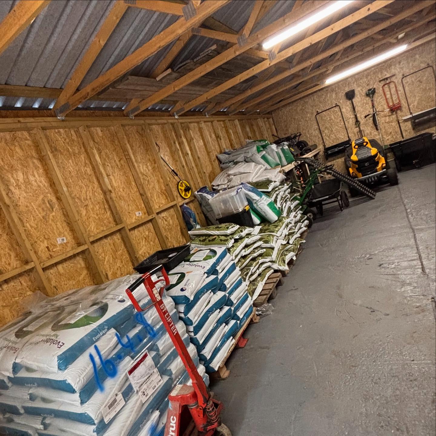 Ryan Lingenfelter reading grass seed bag label residential lawn Greater Sudbury Ontario correct seed selection