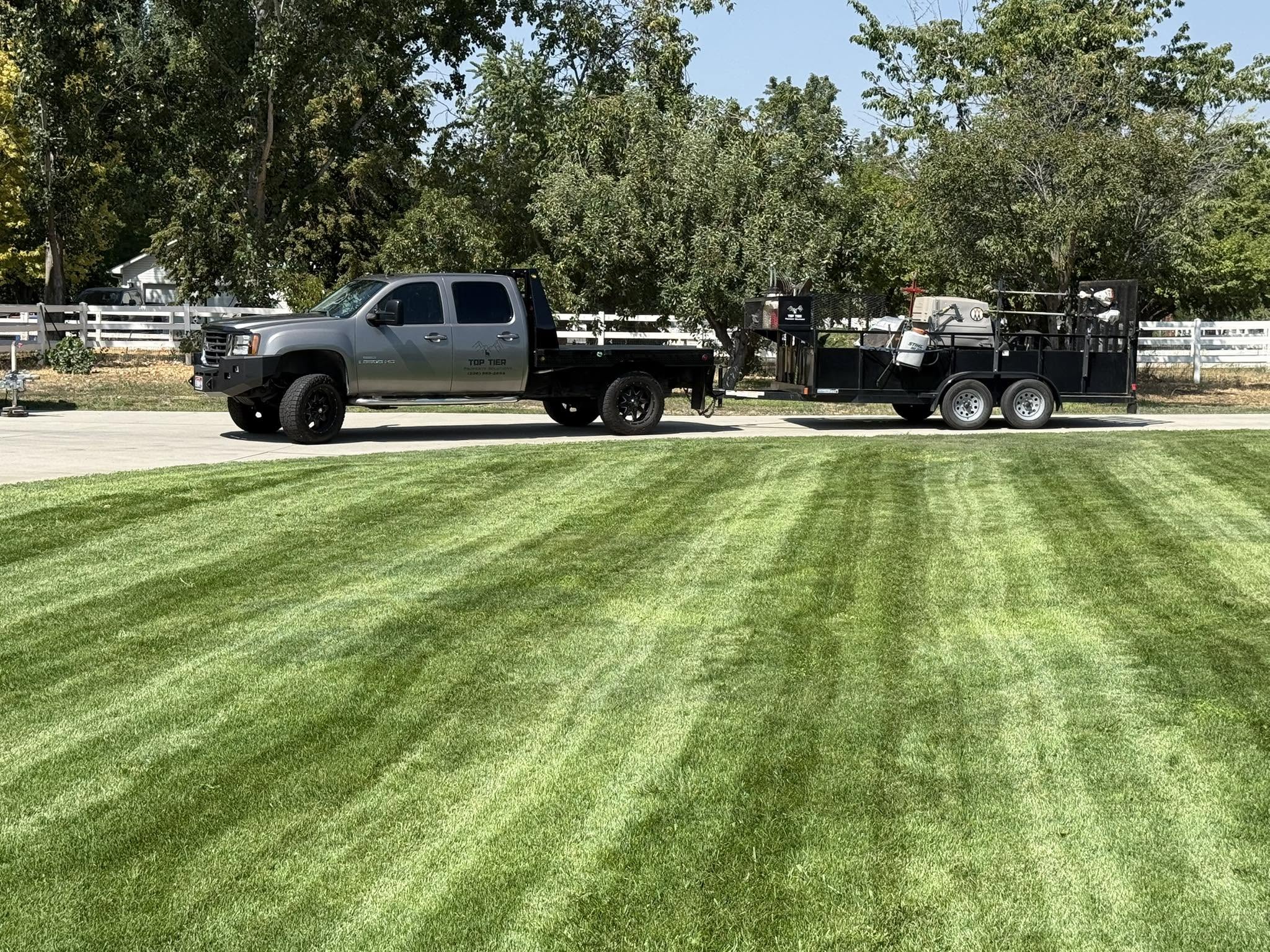 Ryan Lingenfelter reflecting job evaluation criteria Sudbury Ontario lawn care
