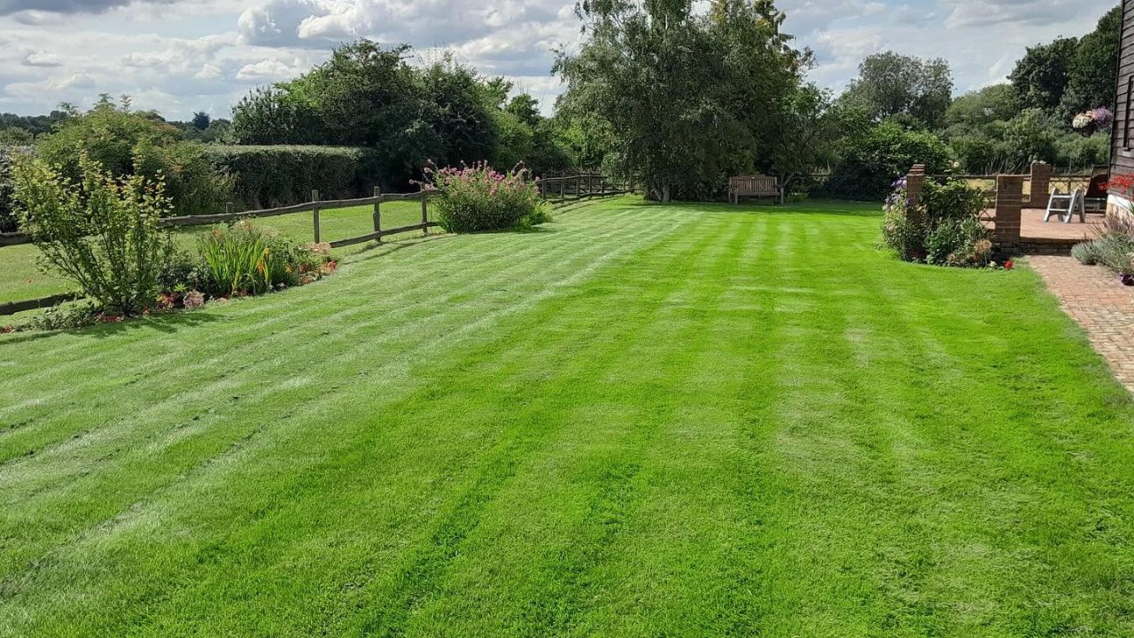 Ryan Lingenfelter recovering overgrown lawn residential property Garson Ontario step down cut recovery