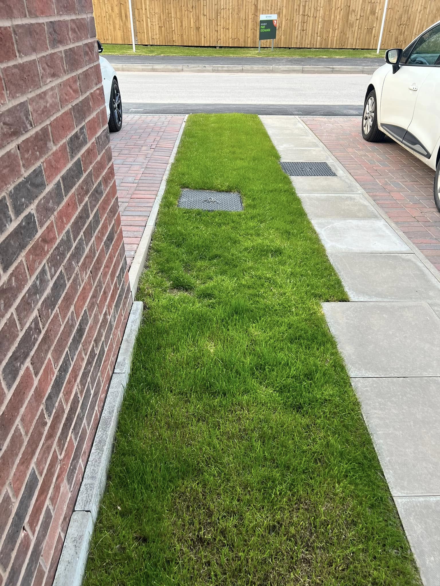 Ryan Lingenfelter walking Sudbury property building realistic lawn timeline plan