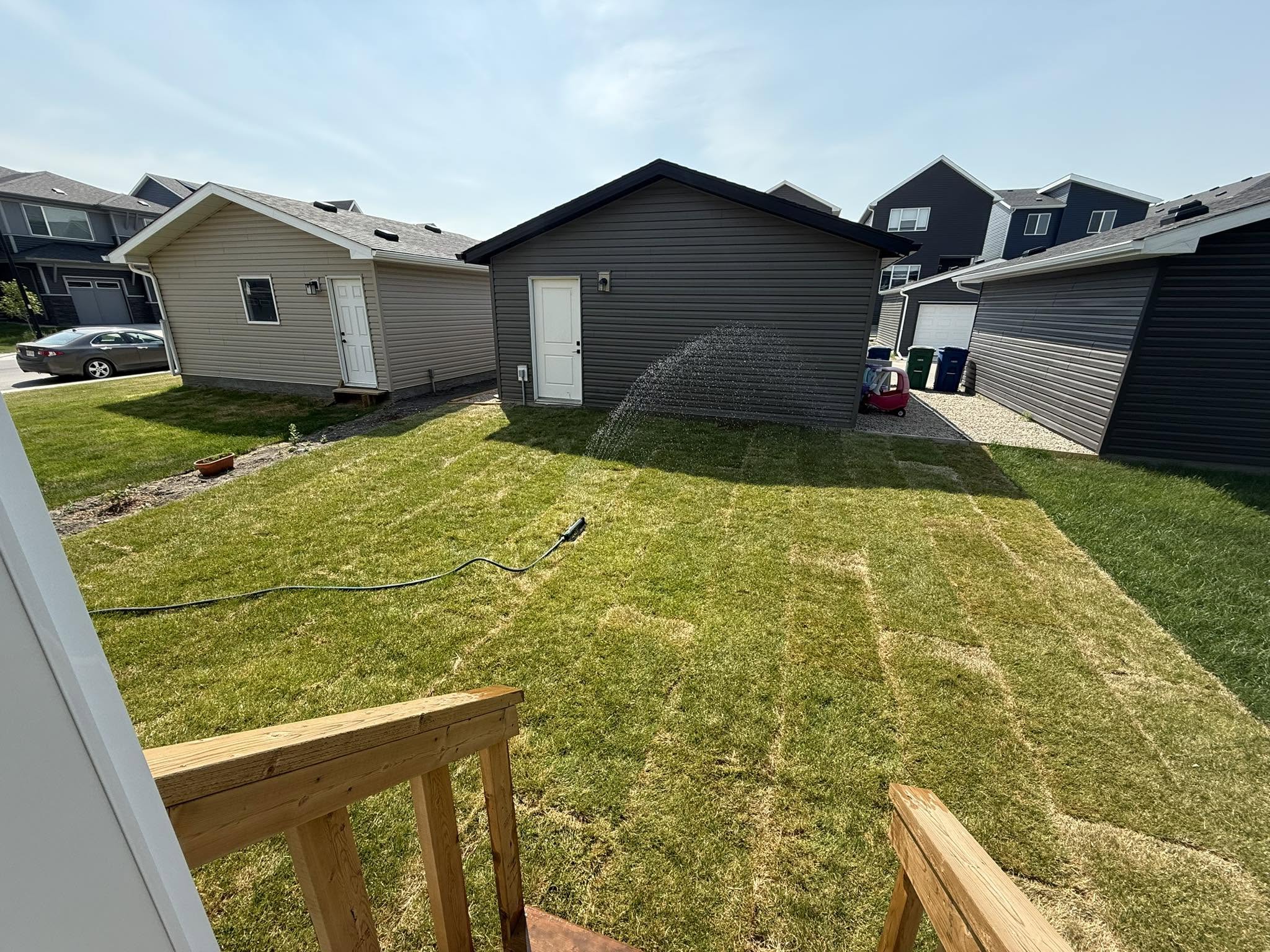Sod installation first year healthy appearance Greater Sudbury Ontario surface success