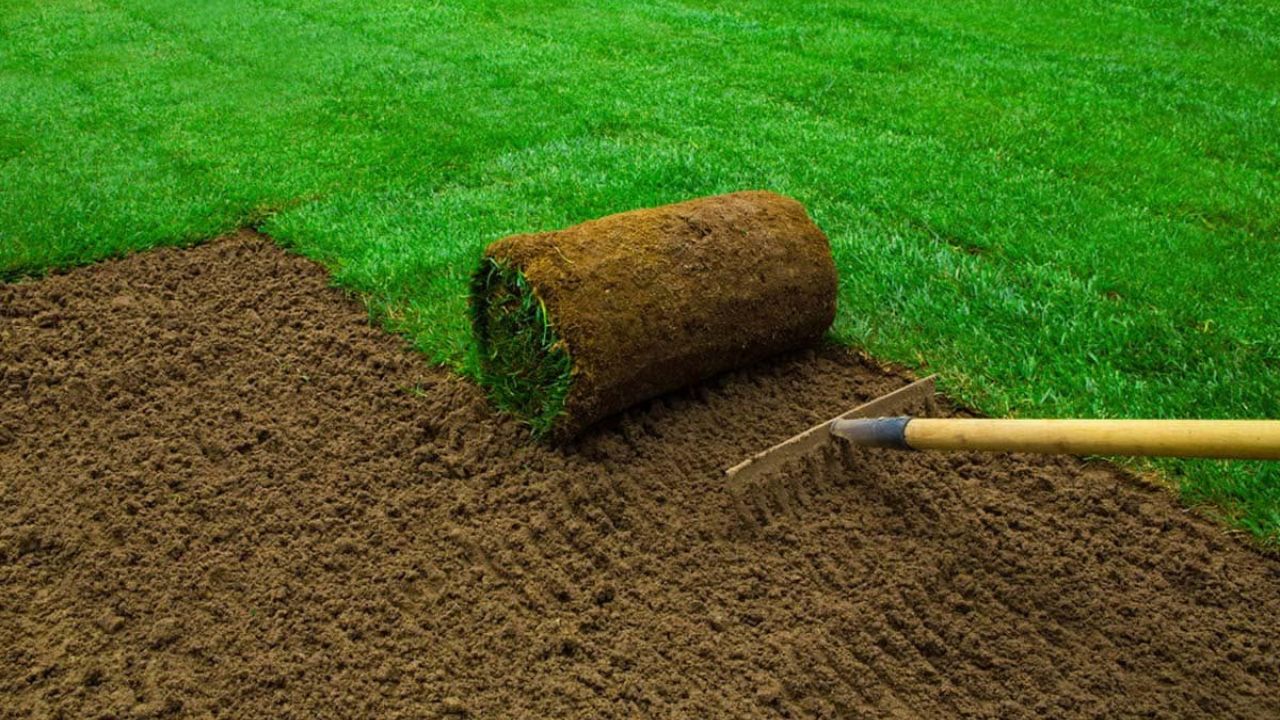 Sod installation measuring square footage residential property Greater Sudbury Ontario