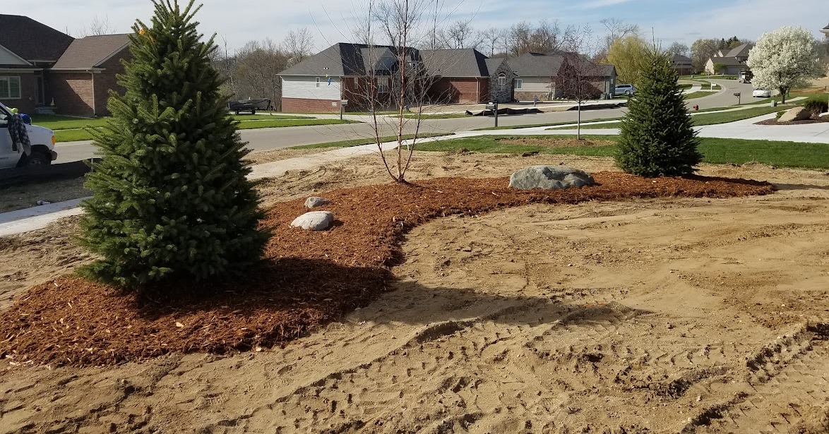 Soil preparation and grading before sod install in Greater Sudbury