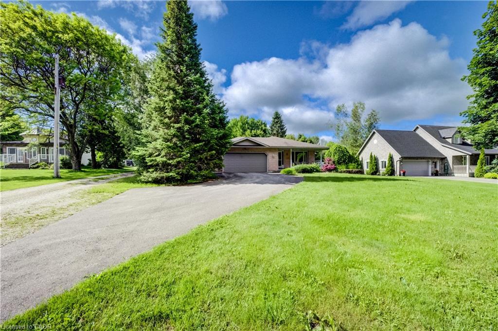Well maintained rural lawn near Highway 144 Sudbury Ontario