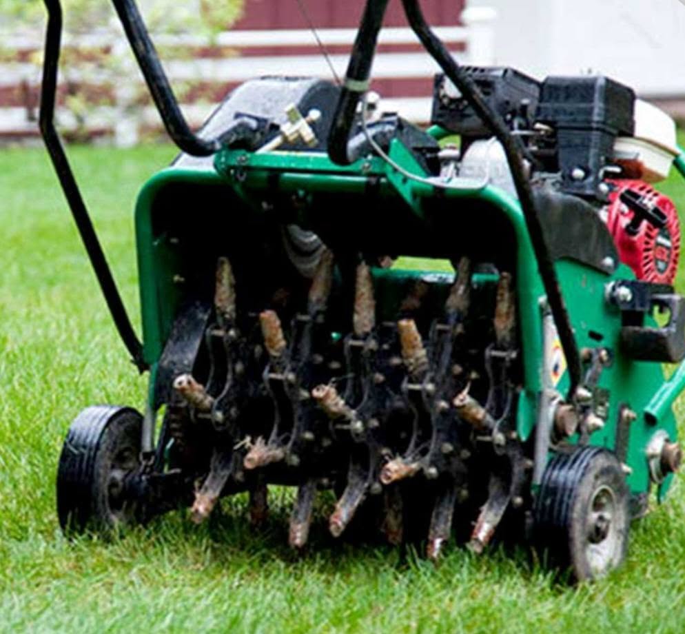core aeration service question lawn care company Greater Sudbury Ontario evaluation discussion