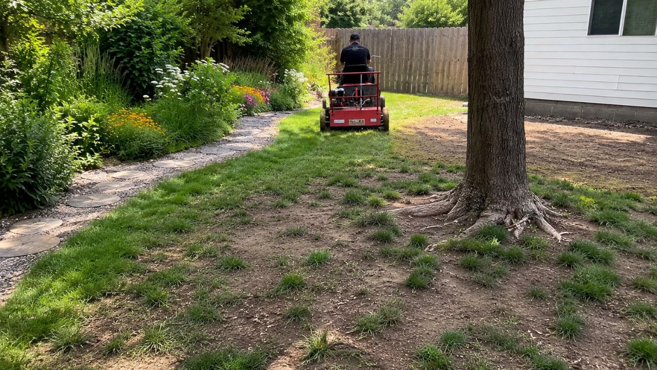 cottage lawn care Sudbury lakes sandy wooded lot Ontario