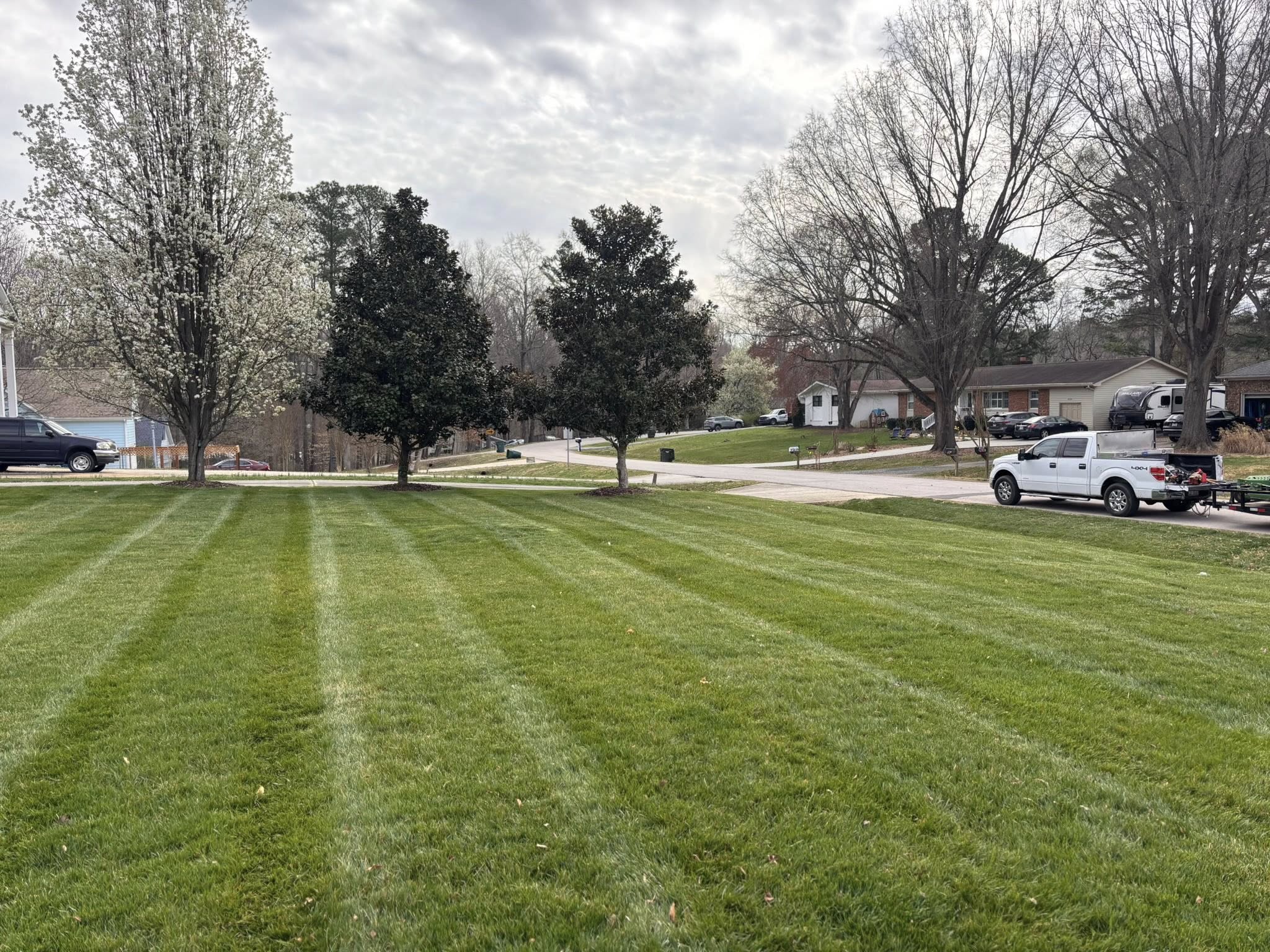 full landscaping transformation backyard residential property Greater Sudbury Ontario