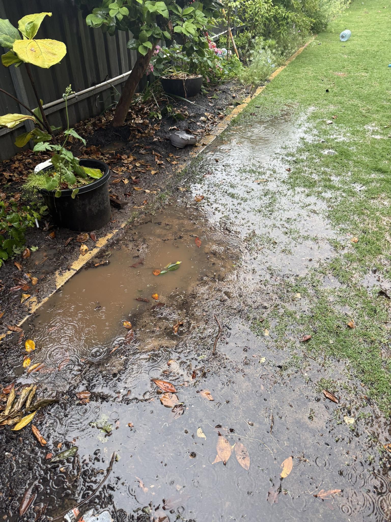 lawn drainage grading problem Chelmsford Sudbury Ontario