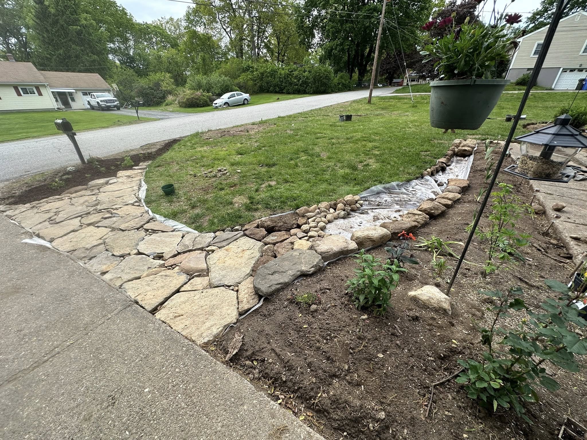 lawn edge quality driveway border residential property Greater Sudbury Ontario