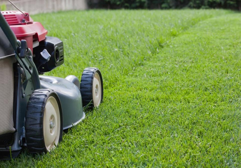 lawn mower safety check deck height inspection residential yard Greater Sudbury Ontario before mowing