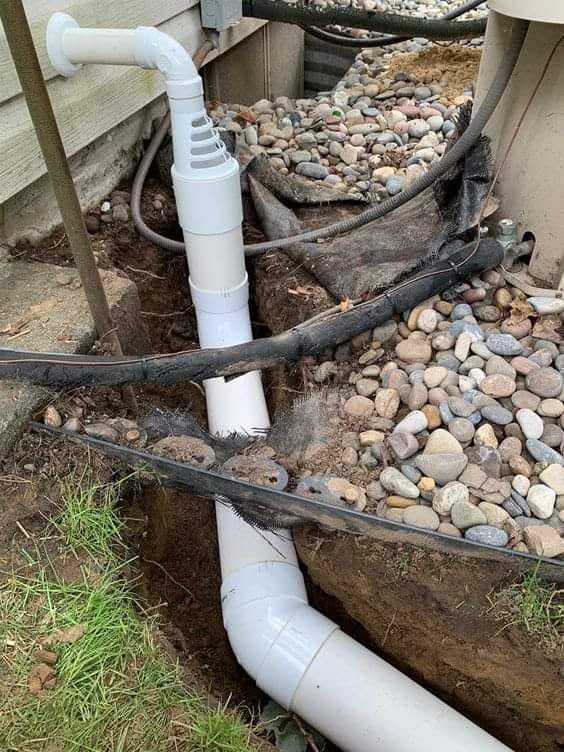 residential property drainage infrastructure near New Sudbury Centre Lasalle Boulevard Sudbury Ontario underground