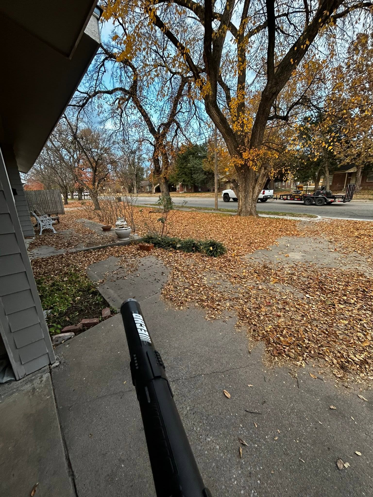 End of season damage on Sudbury rental property lawn from unresolved maintenance dispute