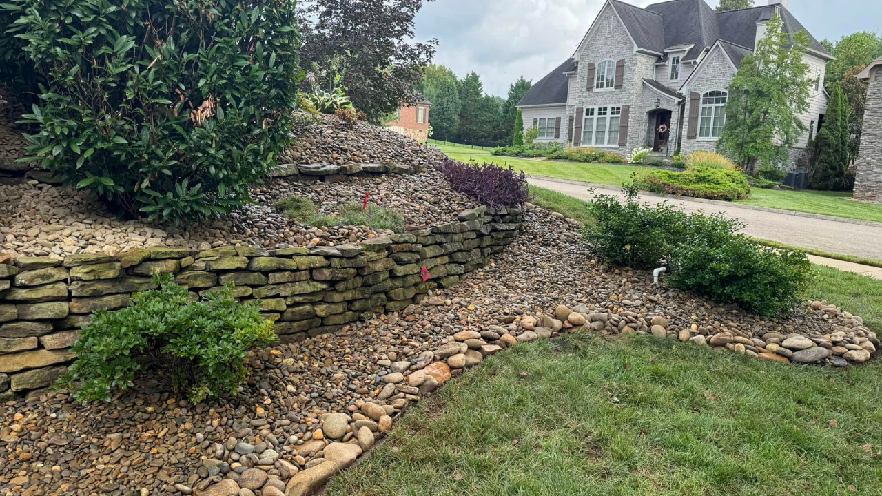 Homeowner searching for landscaping services on a phone in Greater Sudbury Ontario
